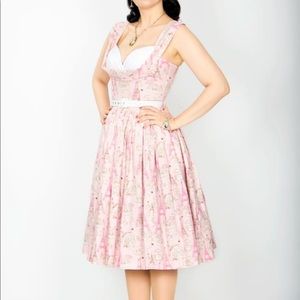 Bernie Dexter Bernadette dress Pink Poodles XS